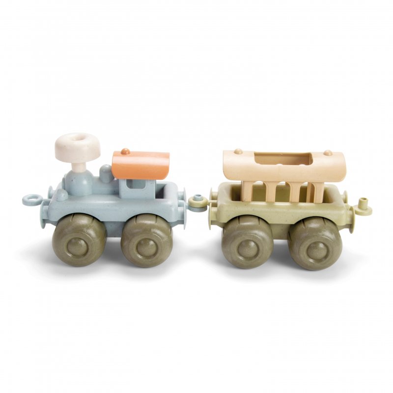 E-shop DANTOY BIOplastic sada vláčikov 2ks 24m+