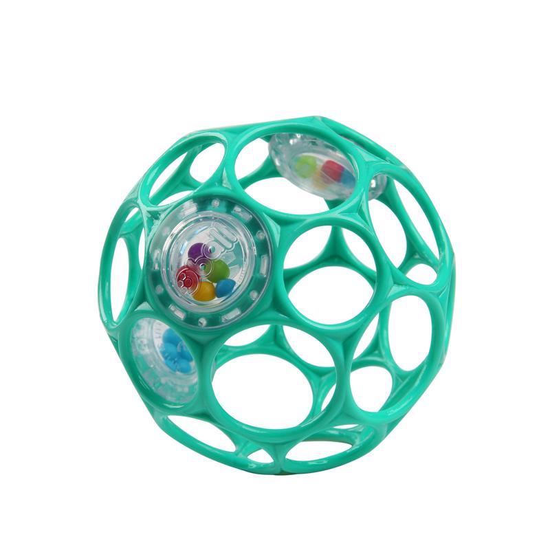 E-shop OBALL Hračka Oball RATTLE 10 cm dark turquoise 0m+