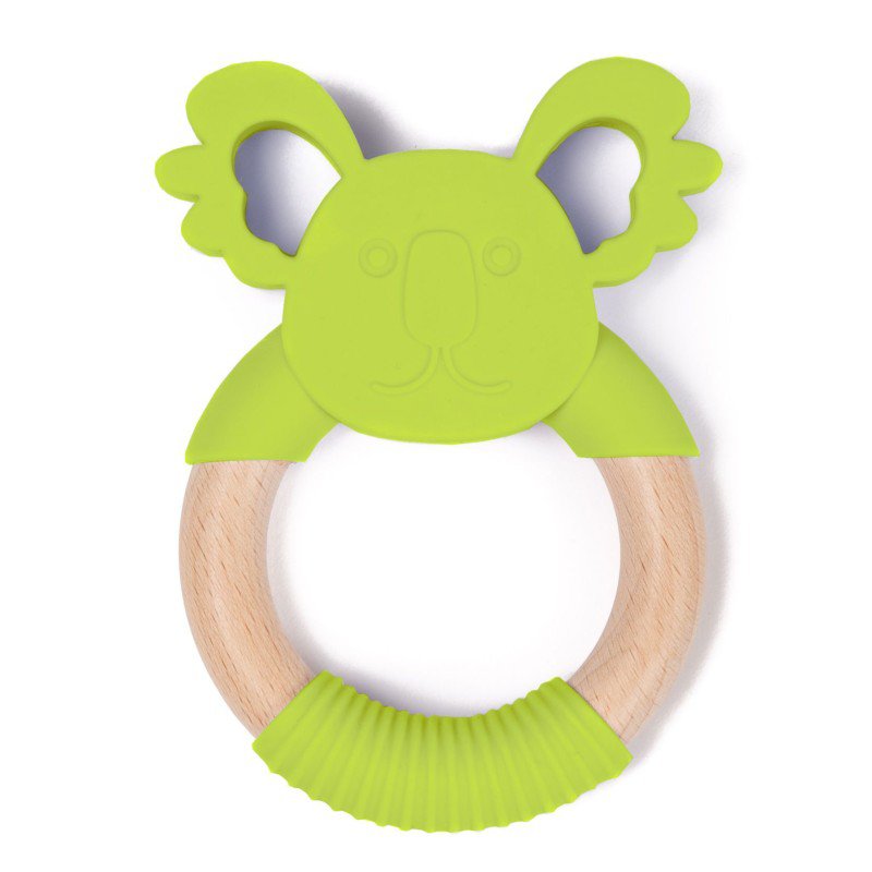 E-shop Bo Jungle Hryzátko B-TEETHER ANIMAL WOOD Green Koala