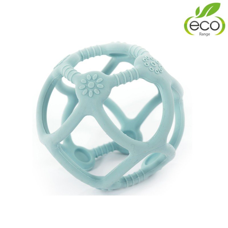 E-shop Bo Jungle Silikónové hryzátko B-BALL Pastel Blue
