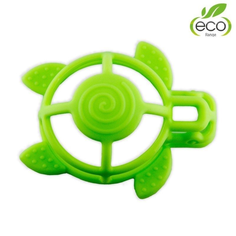 E-shop Bo Jungle Silikónové hryzátko B-Turtle Gren