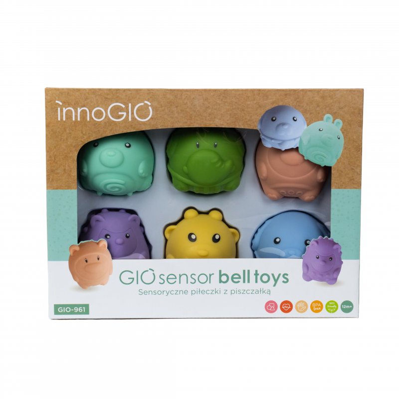 E-shop innoGIO Zmyslové hračky so zvukom GIOsensor bell toys