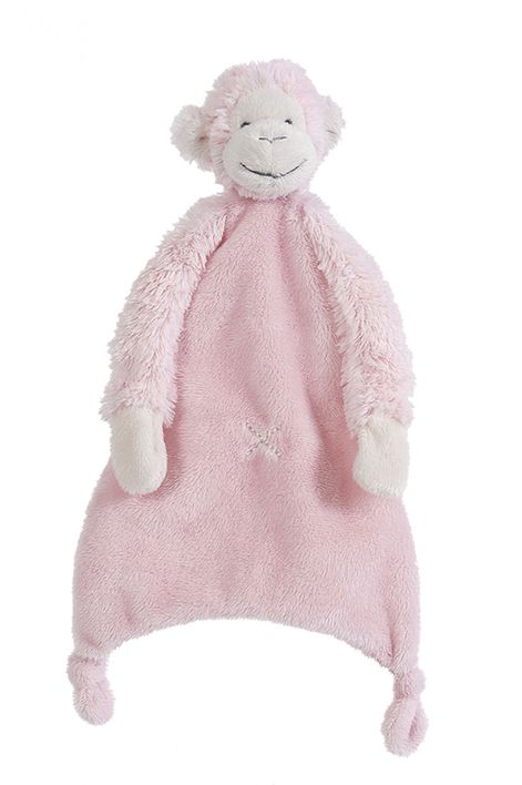 E-shop HAPPY HORSE | prítulka Opička Mickey ružová veľkosť: 28 cm