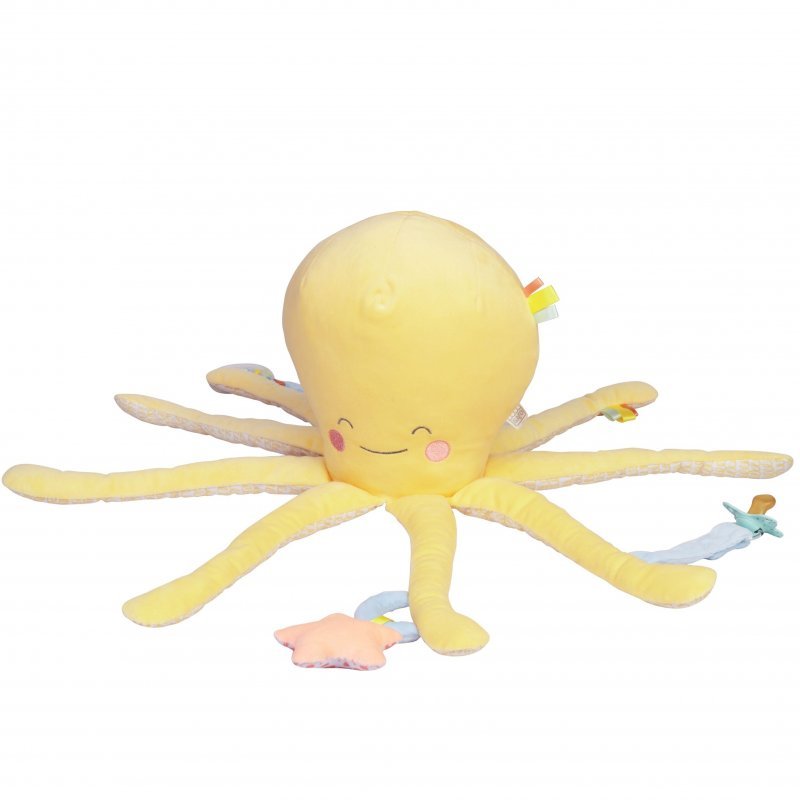E-shop Saro Baby Multifunkčná chobotnice Happy Sea Yellow