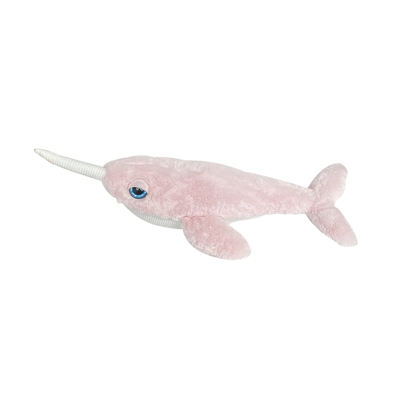 E-shop O.B. Designs OB Designs Plyšový narval 52 cm, Soft Pink