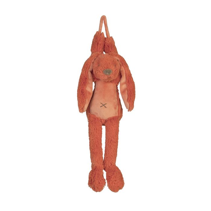 E-shop Happy Horse | hudobný Králiček Richie oranžový veľkosť: 34 cm