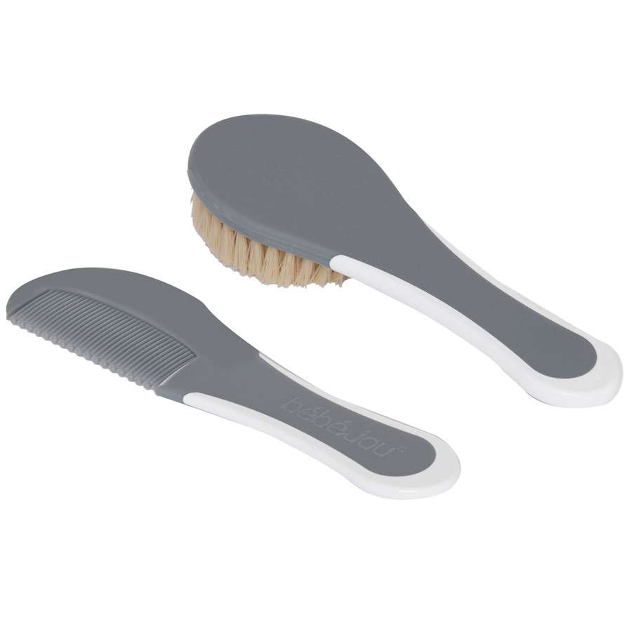 E-shop Bebe-Jou Hrebeň a kefa Bébé-Jou Fabulous Griffin Grey