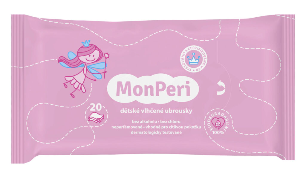 E-shop MonPeri obrúsky vlhčené 20 ks