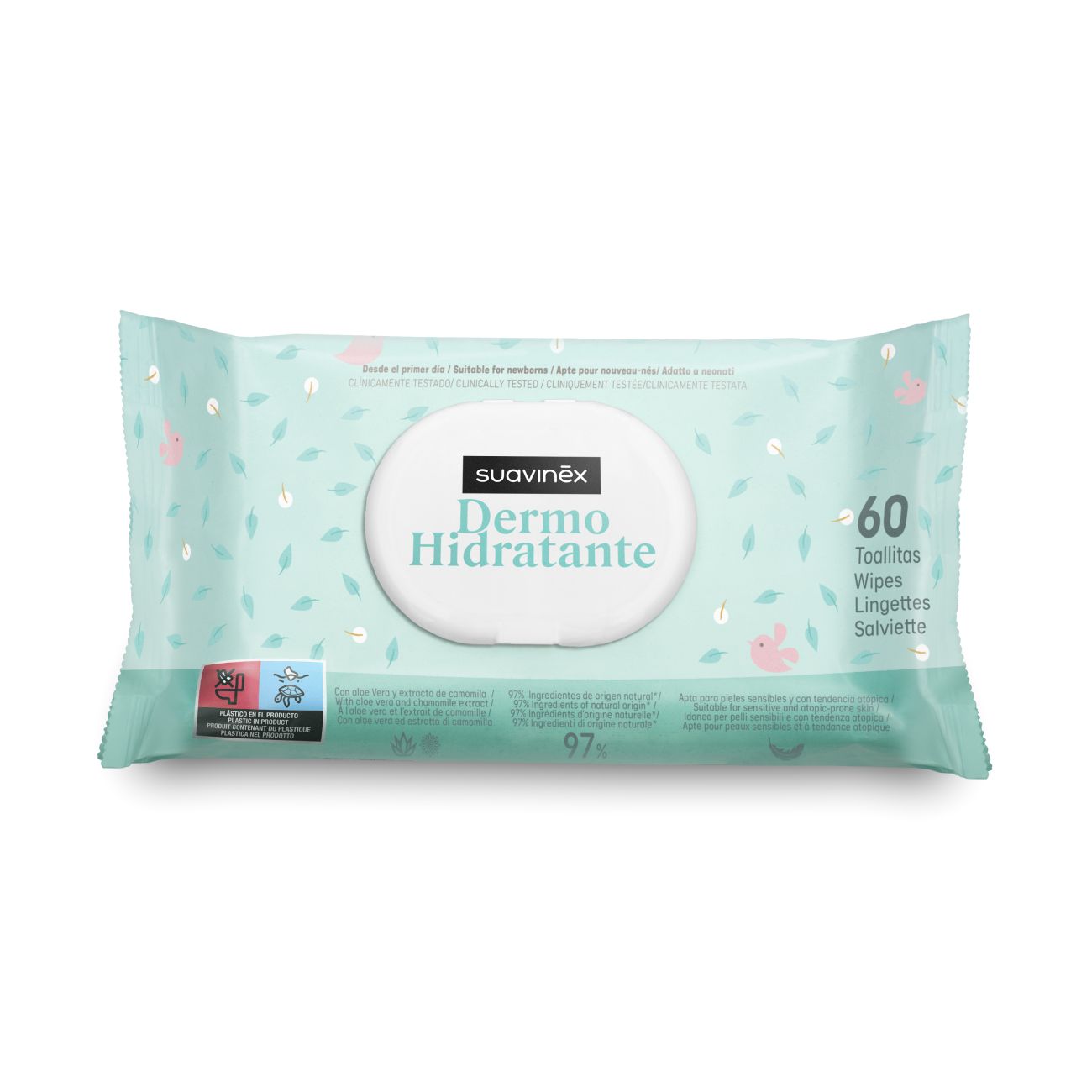 E-shop SUAVINEX | Hygienické vlhké vreckovky - 60 ks