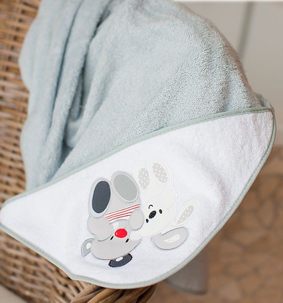 E-shop INTERBABY | Osuška froté - PRIATELIA - SIVÁ