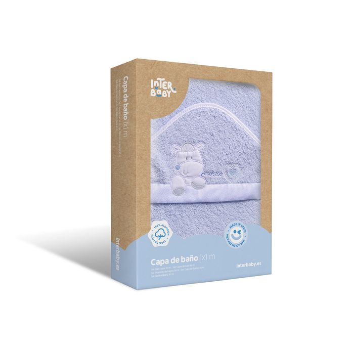 E-shop INTERBABY | OSUŠKA froté Ovečka - modrá