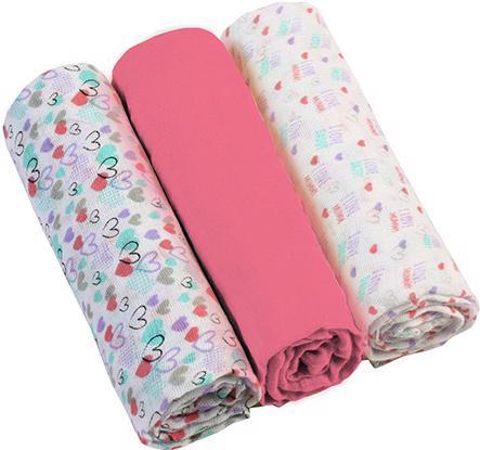 E-shop BABYONO Plienky mušelínové Super soft 3 ks ružové