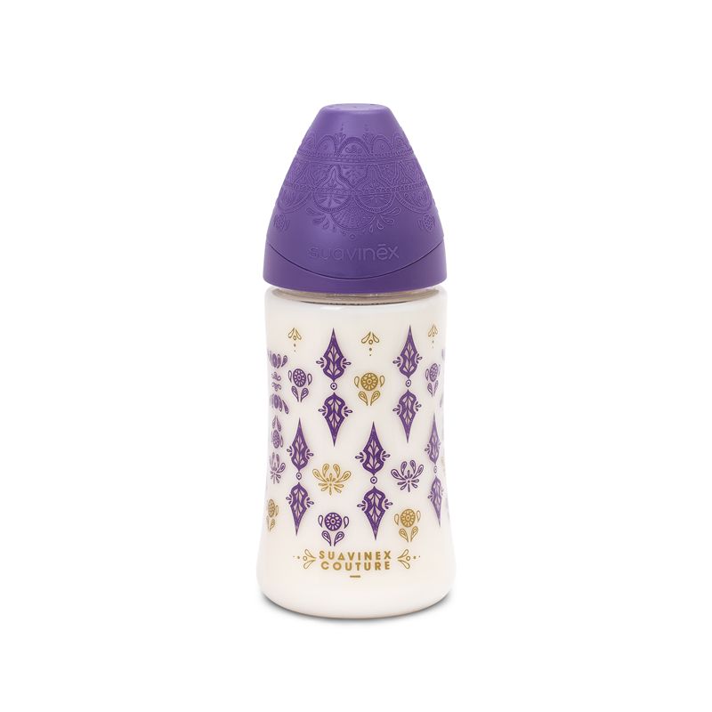 E-shop SUAVINEX | FĽAŠA PREMIUM 270ml SILIKÓN - FIALOVÁ