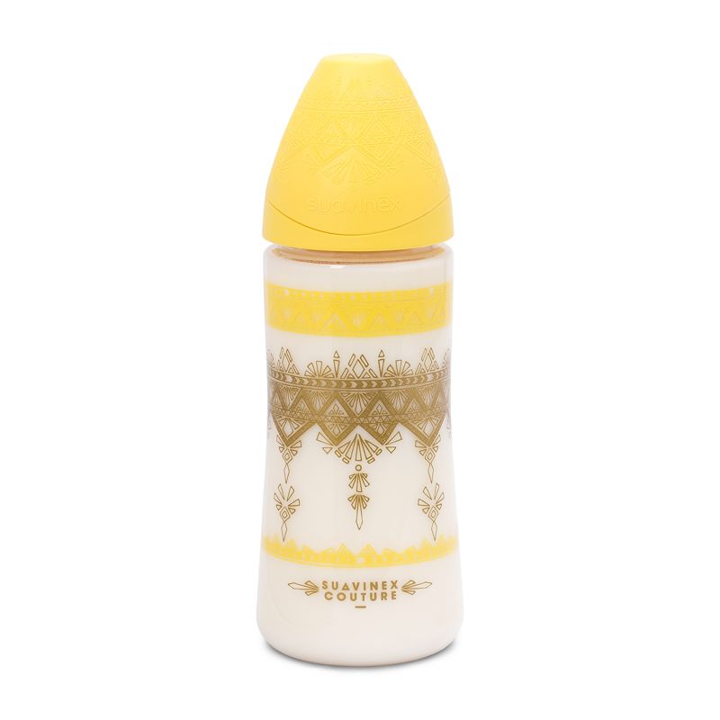 E-shop SUAVINEX | FĽAŠA PREMIUM 360ml SILIKÓN - ŽLTÁ