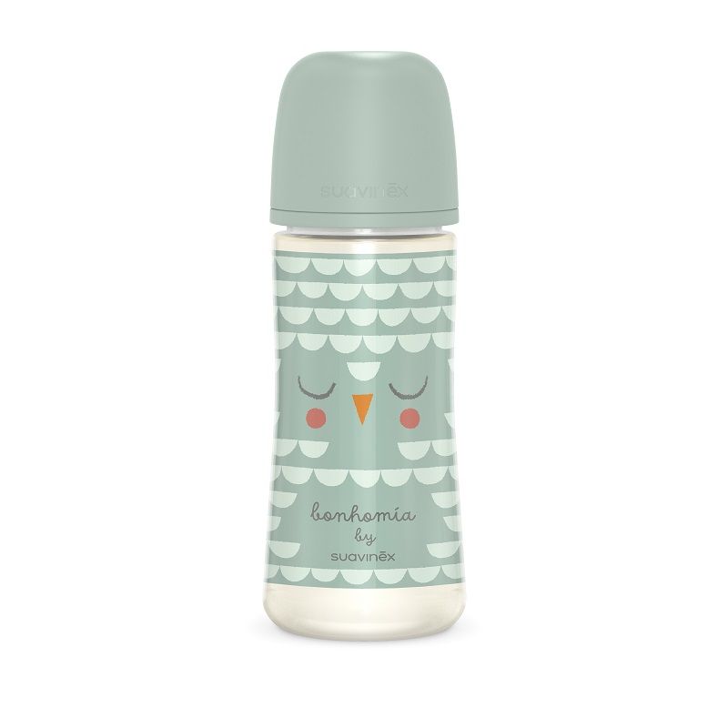 E-shop SUAVINEX | Fľaša BONHOMIA 360 ml fyziologická SX PRO +6 LF - zelená