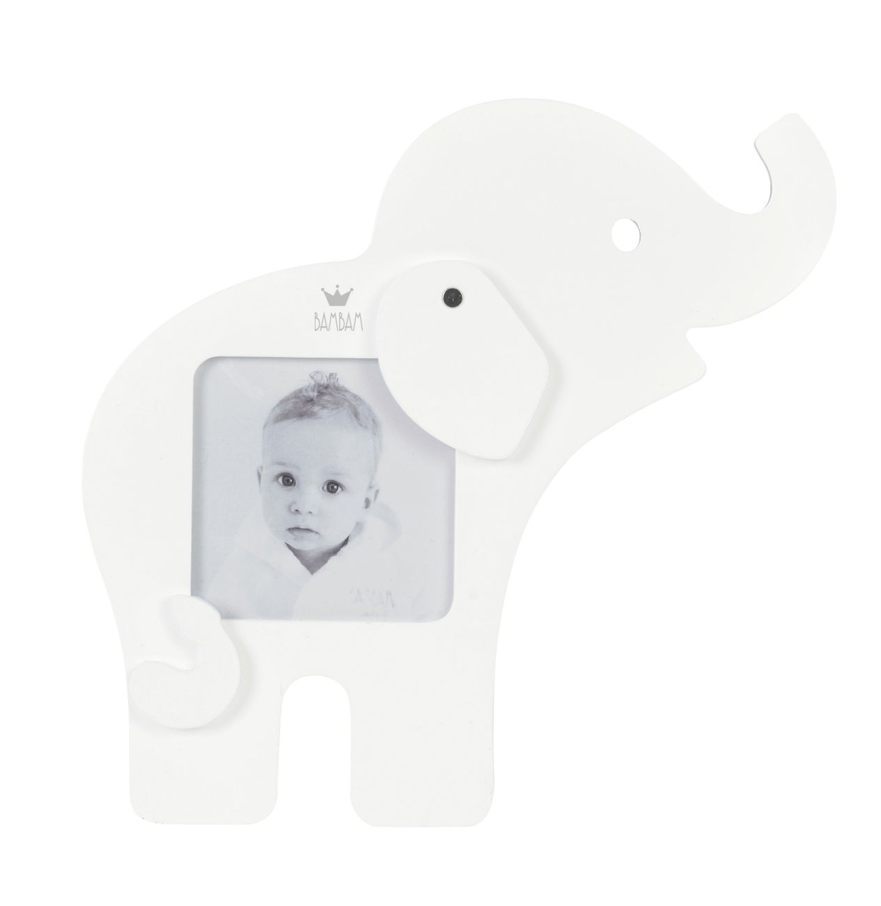 E-shop BAMBAM | Sloník na fotku - BIELY