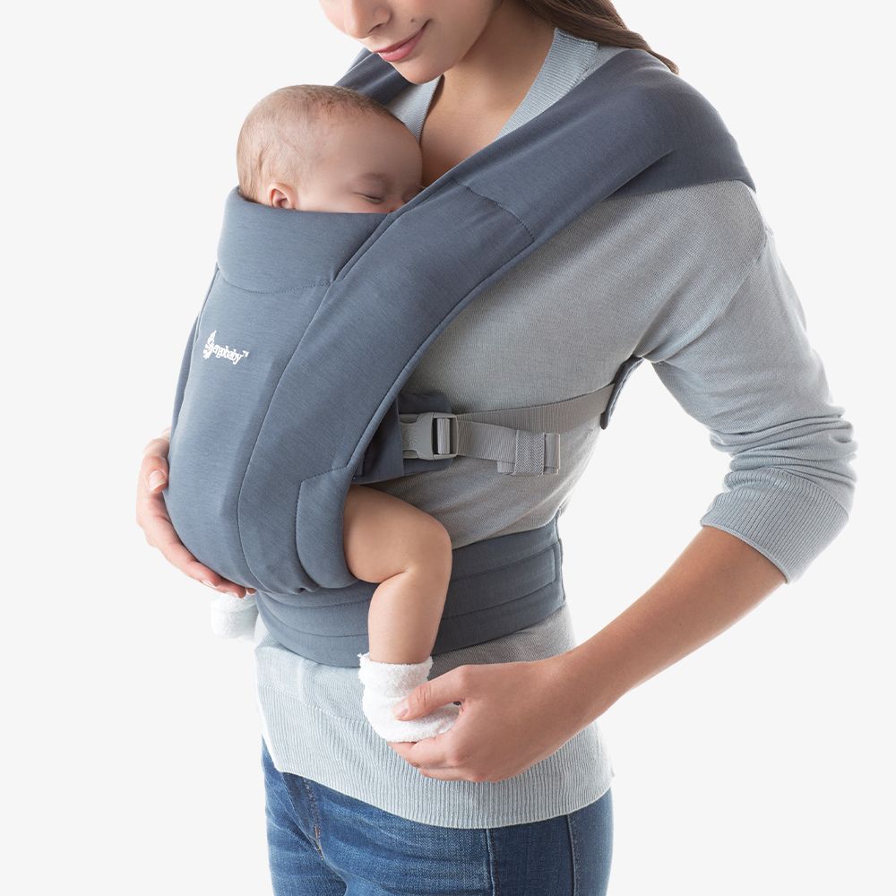 E-shop ERGOBABY | Nosič EMBRACE - SOFT KNIT - OXFORD BLUE