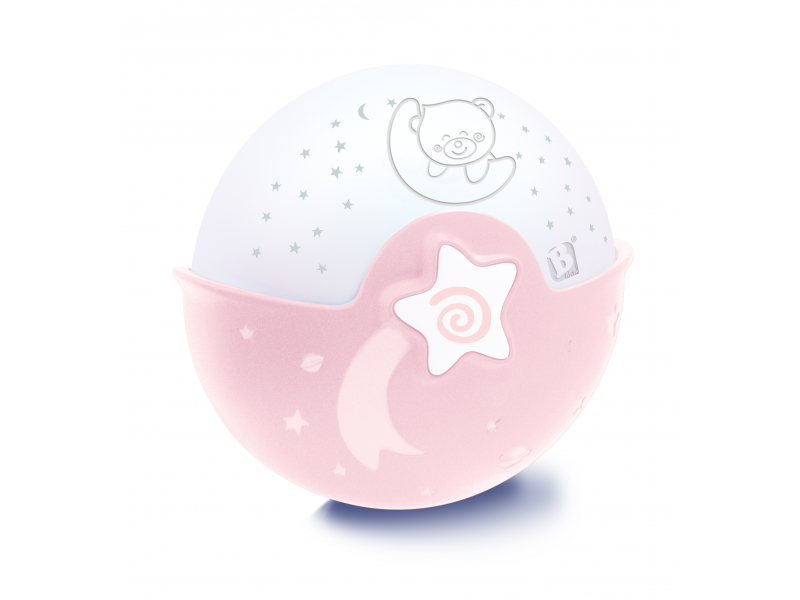 E-shop INFANTINO Nočná lampička s projekciou ružová