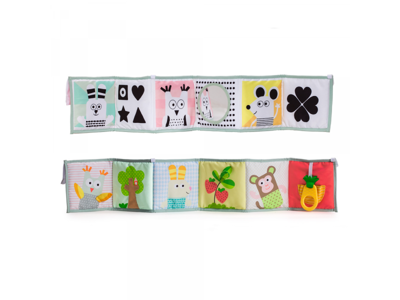 E-shop Taf Toys Kniha 3v1 pre najmenších