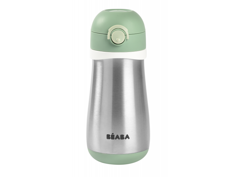 E-shop Beaba Hrnček termoizolačný nerez 350ml Sage Green