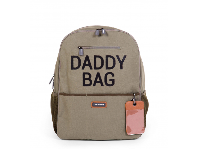 E-shop CHILDHOME Prebaľovací batoh Daddy Bag Canvas Khaki