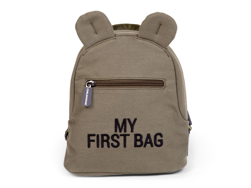 E-shop CHILDHOME Detský batoh My First Bag Canvas Khaki