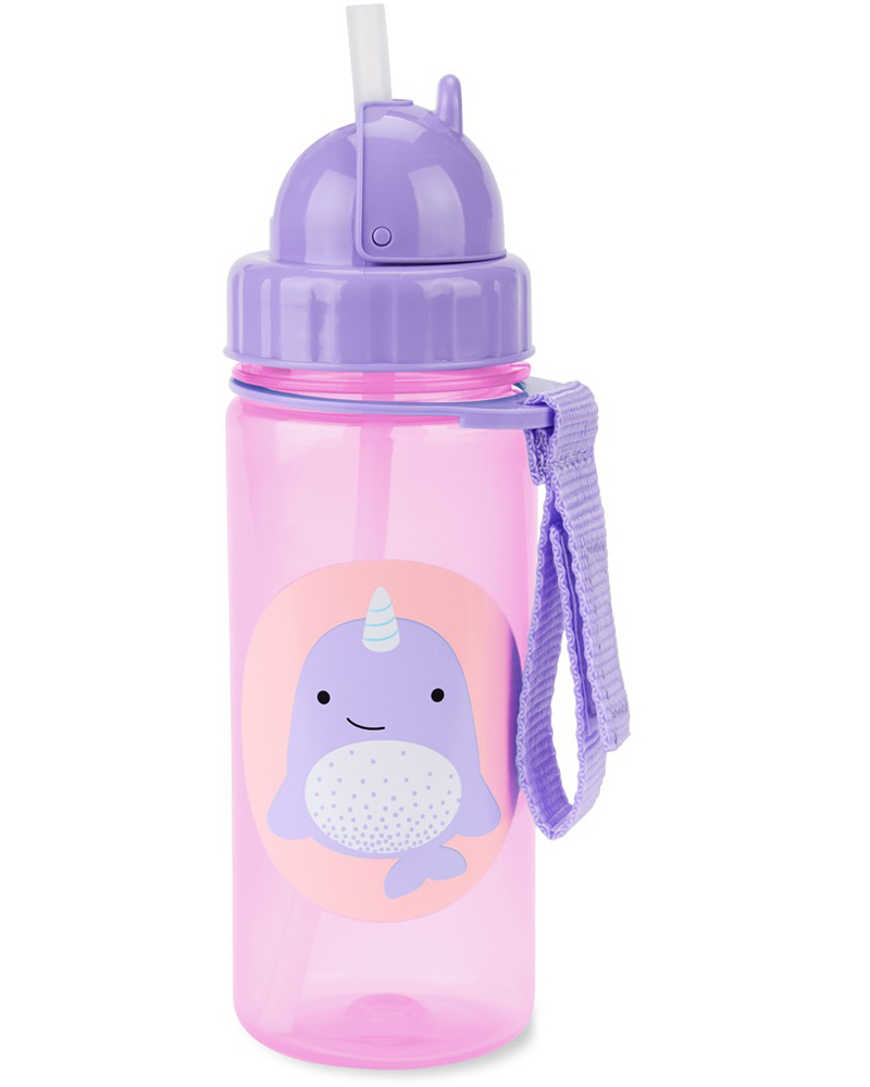 E-shop SKIPHOP SKIP HOP Zoo Hrnček so slamkou PP bez PVC a BPA Narval 12m+