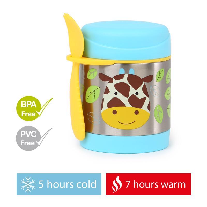 E-shop SKIPHOP SKIP HOP Zoo Termoska na jedlo s lyžičko/vidličkou Žirafa 325 ml, 3r+