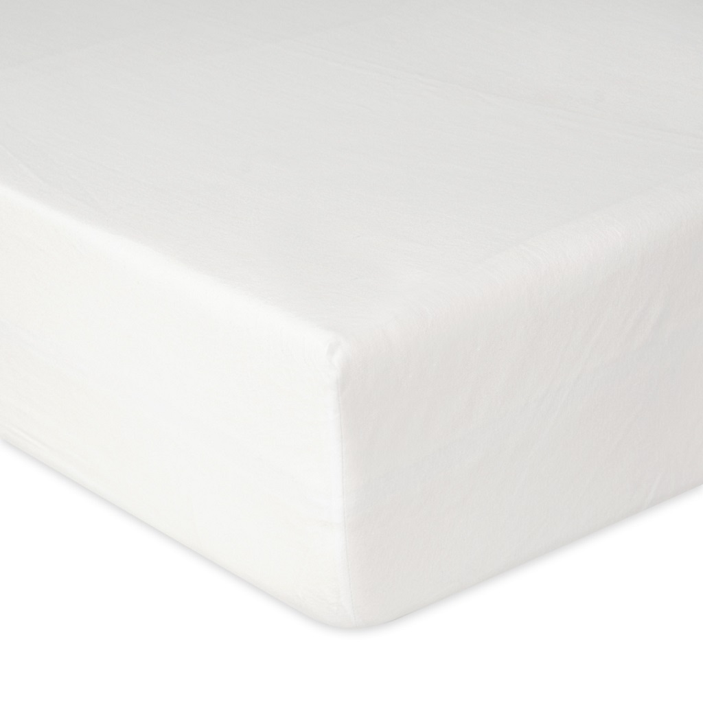 E-shop BABYMATEX Plachta Jersey s gumou Biela 60x120 cm
