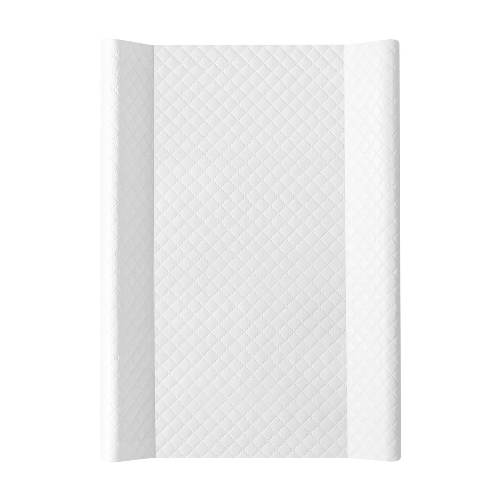 E-shop CEBA BABY Podložka prebaľovacia 2-hranná s pevnou doskou (50x70) Comfort Caro Biela