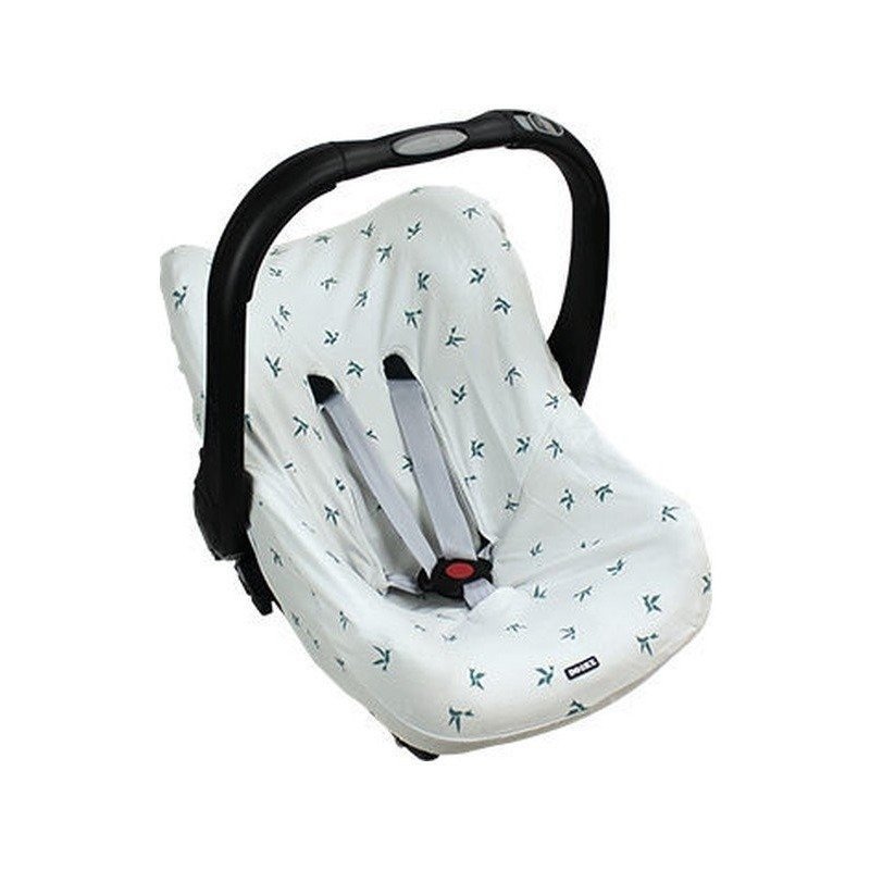 E-shop Dooky Poťah na autosedačku Seat Cover 0+ Origami Swallow Grey