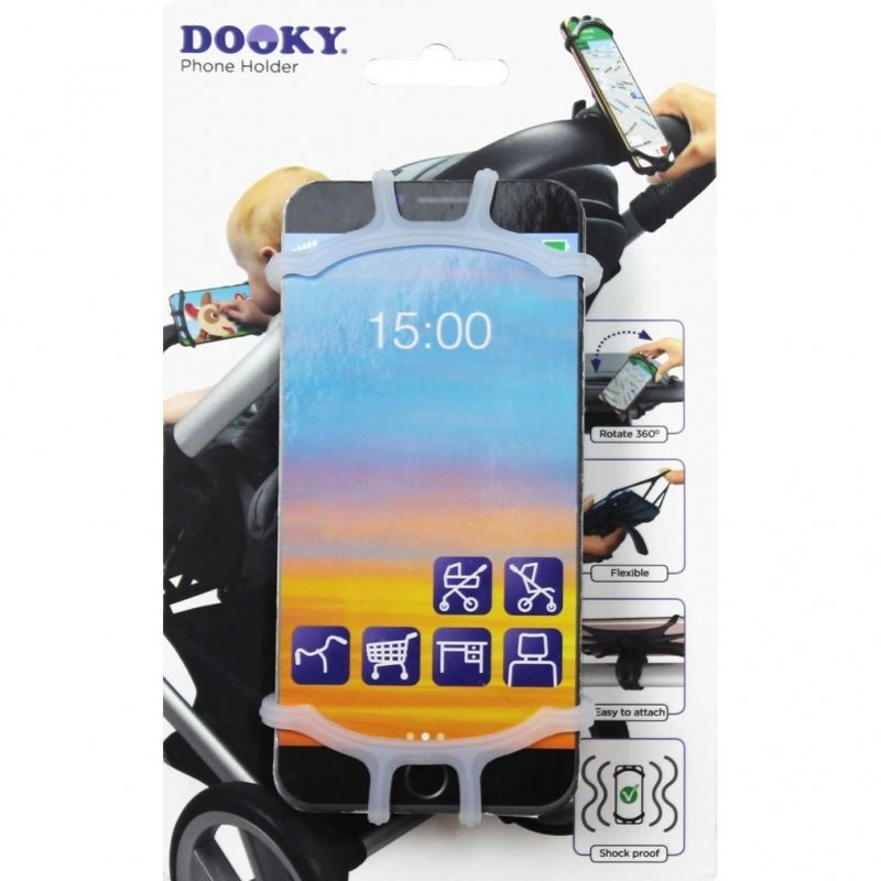 E-shop Dooky Univerzálny držiak na mobilný telefón Transparent