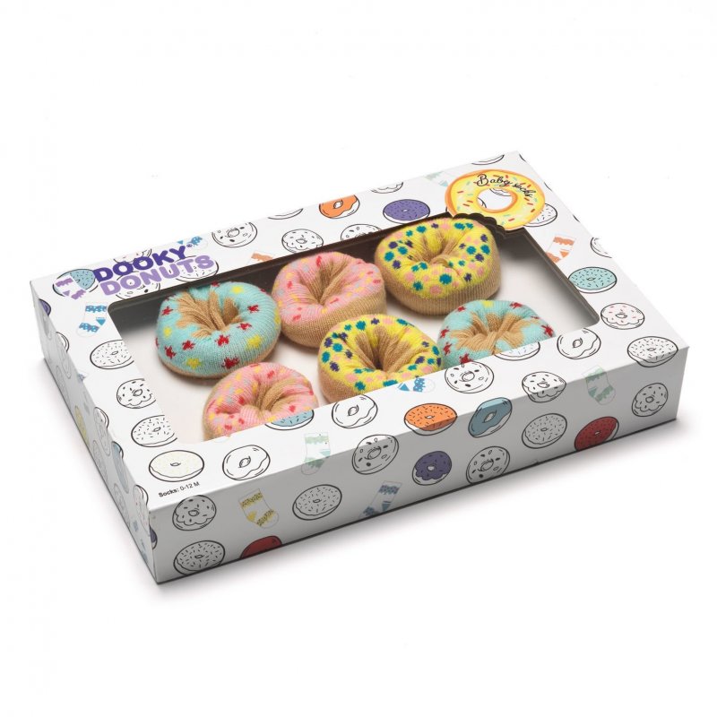 E-shop Dooky Gift DONUTS ponožky Tutti Frutti 3 páry