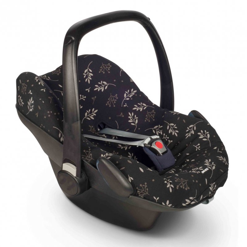 E-shop Dooky Poťah na autosedačku Seat Cover 0+ Romantic Leaves Black