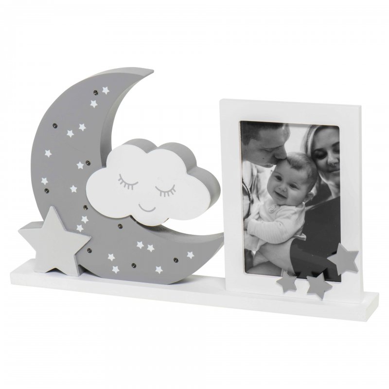 E-shop Dooky Rámček na fotografiu s LED osvetlením Moonlight Frame Grey