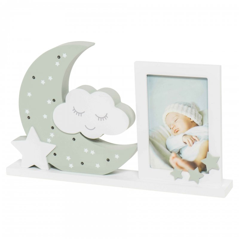 E-shop Dooky Rámček na fotografiu s LED osvetlením Moonlight Frame Olive