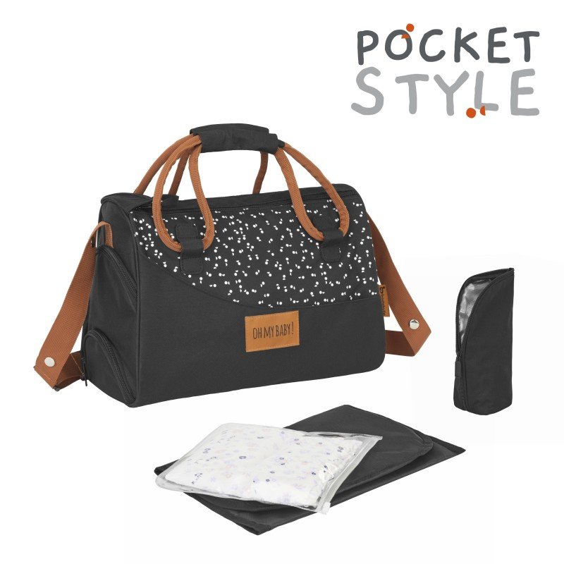E-shop Badabulle Taška Pocketstyle Black CAMEL