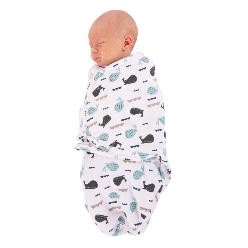 E-shop Bo Jungle Zavinovačka B-Wrap SMALL Ocean Whales
