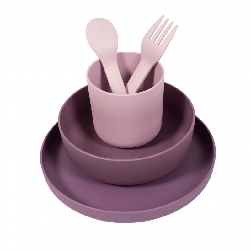 E-shop Bo Jungle Jedálenská sada CPLA 5ks Pink