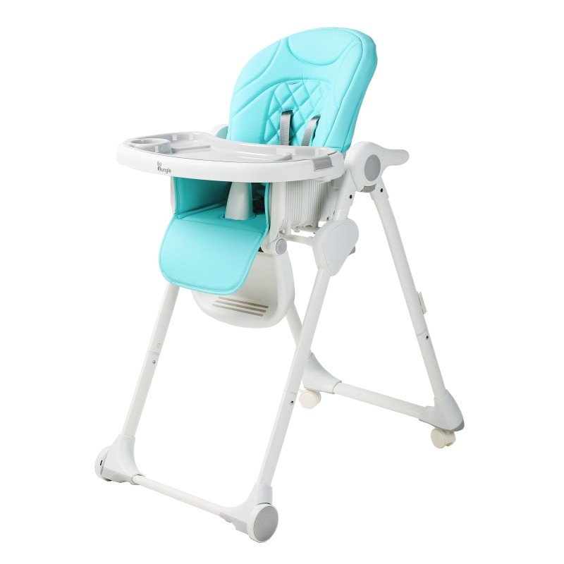 E-shop Bo Jungle Jedálenská stolička B-DINNER CHAIR WHEELY Blue