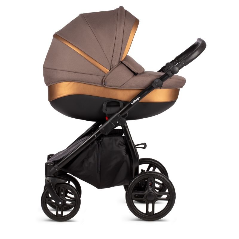 E-shop Bo Jungle Kombinovaný kočík B-STROLLY Brown Goldy Shades