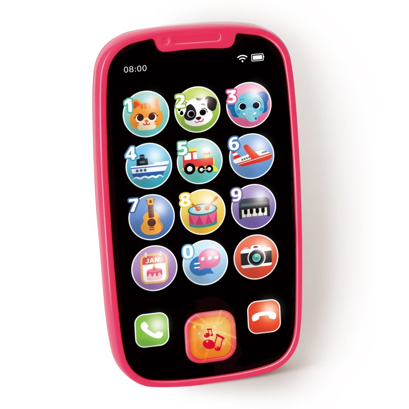 E-shop Bo Jungle Mobilný telefón B-My First Smart Phone Red