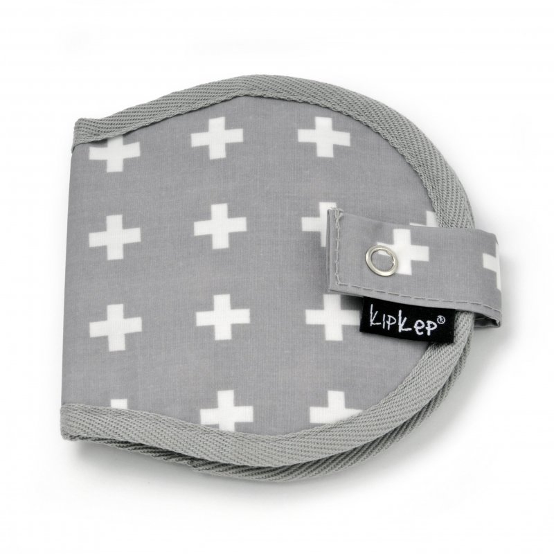 E-shop KipKep Puzdro na vložky do podprsenky NURSERY WALLET Crossy Grey
