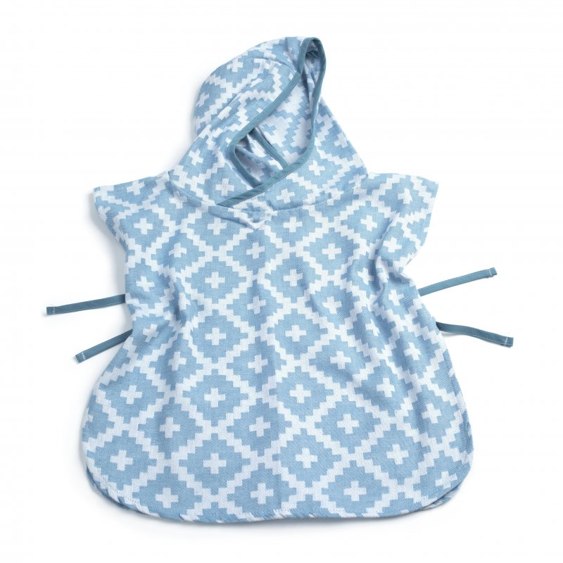 E-shop KipKep Mušelínové PONCHO M Niagara Blue