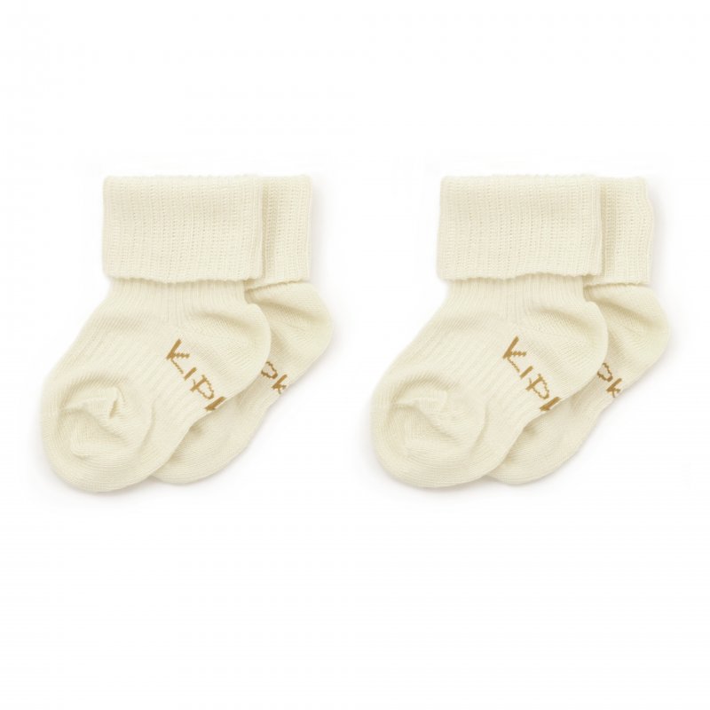 E-shop KipKep Detské ponožky Stay-on-Socks 0-6m 2páry Off White