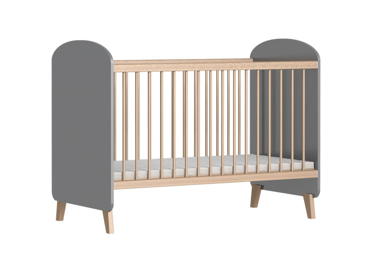 E-shop Postieľka Faktum Colette Grey 60x120 cm