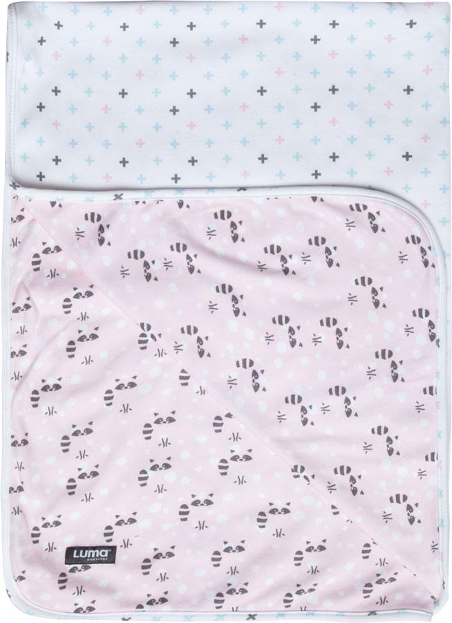 E-shop Multifunkčný pléd Luma Racoon Pink