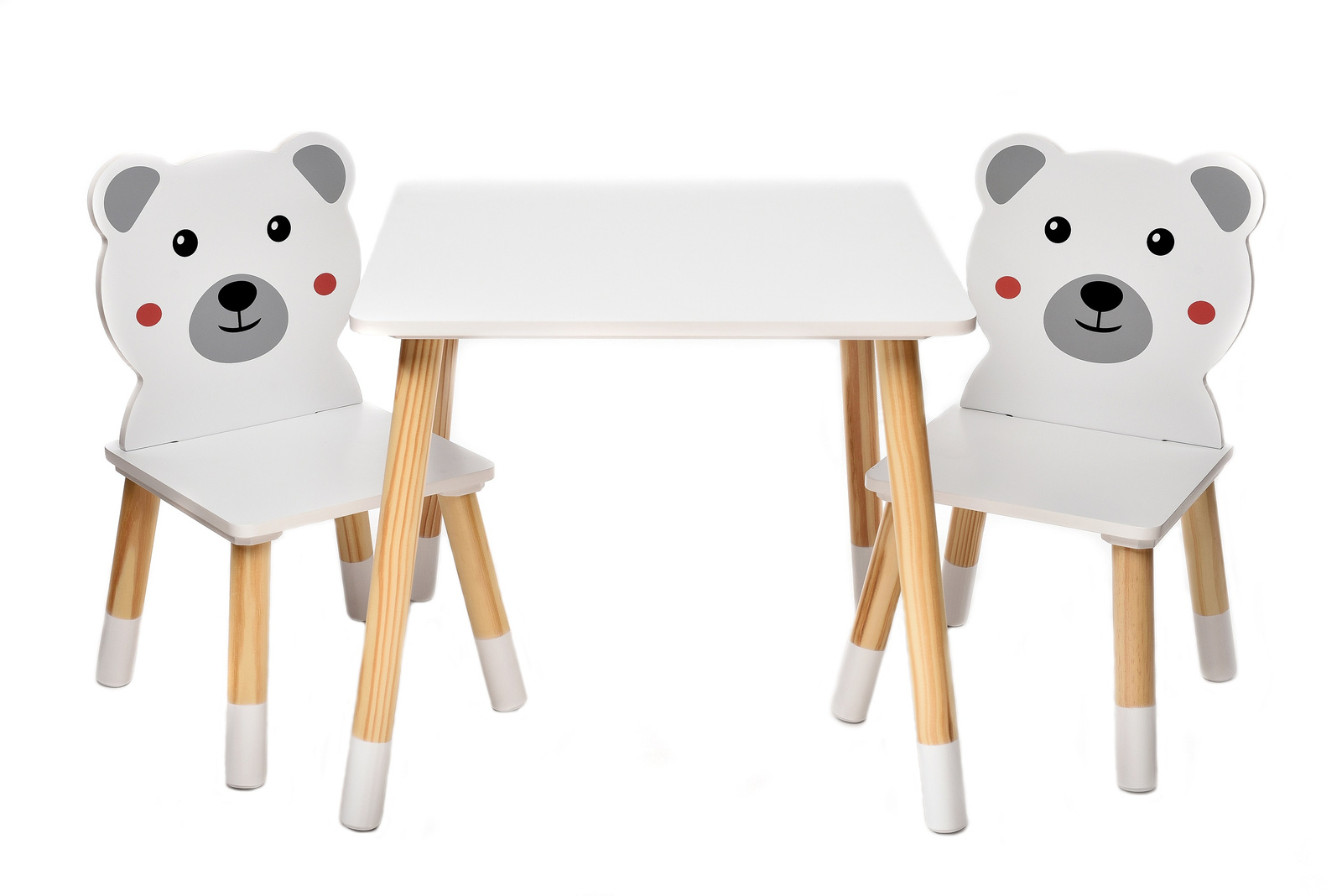 E-shop bHome Detský stôl so stoličkami Macko