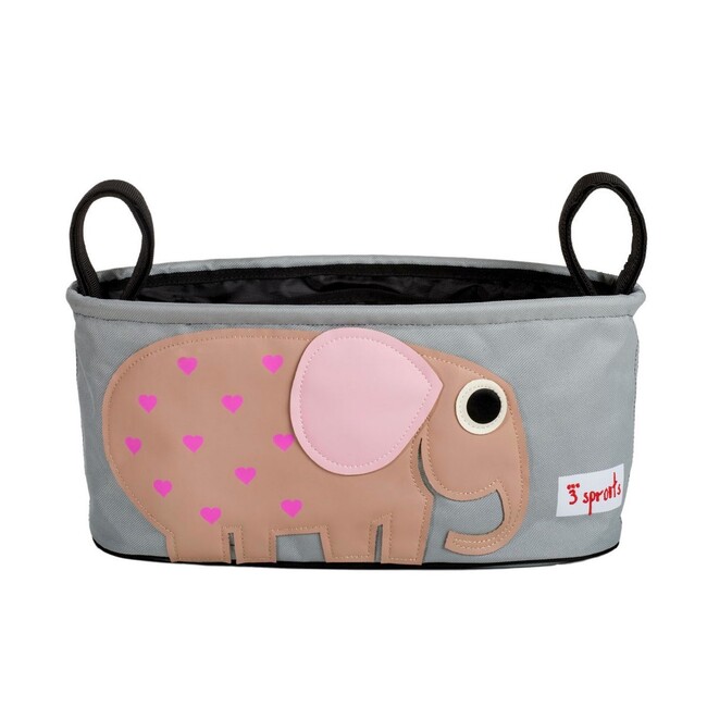 E-shop 3 SPROUTS Organizér na kočík farba:pink, motív:elephant