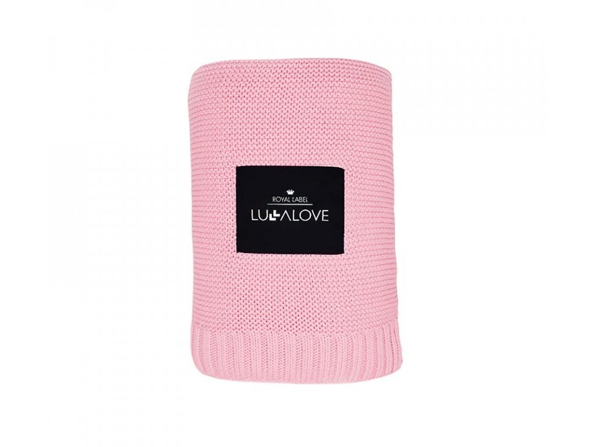 E-shop Lullalove Bambusová dečka 80x100cm farba:candy ružová